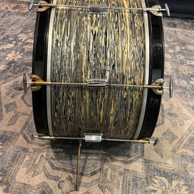 1966 KENT 22" Blue Oyster Pearl Bass Drum w/Gretsch Keys! image 5