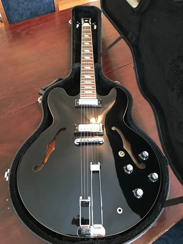 epiphone riviera  black ピアレス Epiphone Riviera (Peerless) 1999 Ebony | Reverb