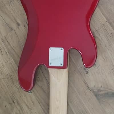Squier Standard Precision Bass Special V 2000 Cor-Tec Factory - Candy Apple Red image 9
