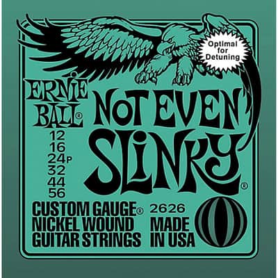 Ernie Ball 2626 Not Even Slinky Nickel Wound Electric Guitar Strings - 12 PACK image 1