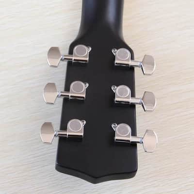 39 Inch Acoustic Electric Resonator Guitar, Laminated Spruce Top Body, Okoume Wood Neck image 6
