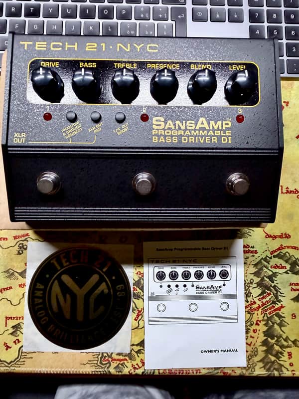 Tech 21 Sansamp Programmable Bass Driver image 1