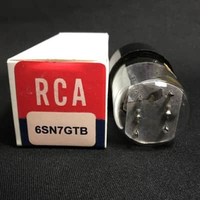RCA 6SN7GTB Black Plates AUDIO AMPLIFIER VACUUM TUBE Tested Strong USA 6.3640-D image 4