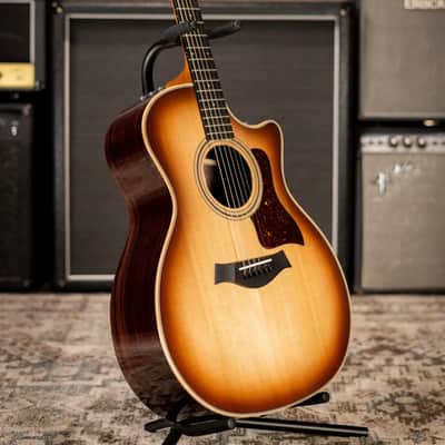 Taylor 414ce Studio Grand Auditorium Acoustic/Electric Guitar - Shaded Edge Burst with Gig Bag image 14