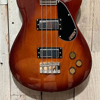 "New" Gretsch Streamliner Jet Club Single-cut 4 String Bass Guitar , Havana Burst, Ships ULTRA FAST! image 4