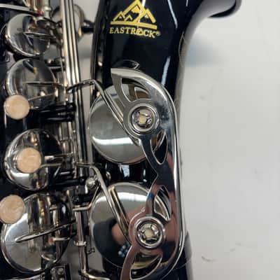 EastRock Black/Golden Alto Saxophone E Flat Sax Full Kit - Black Gold image 1