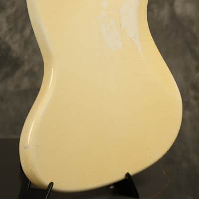 1966 Fender Jazz Bass Custom Color OLYMPIC WHITE image 12