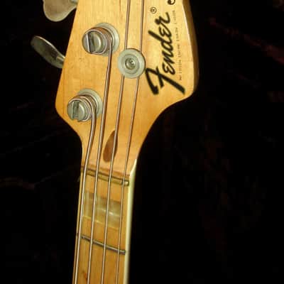 1973 Fender Jazz Bass Natural w/ Vintage Hard Case image 3