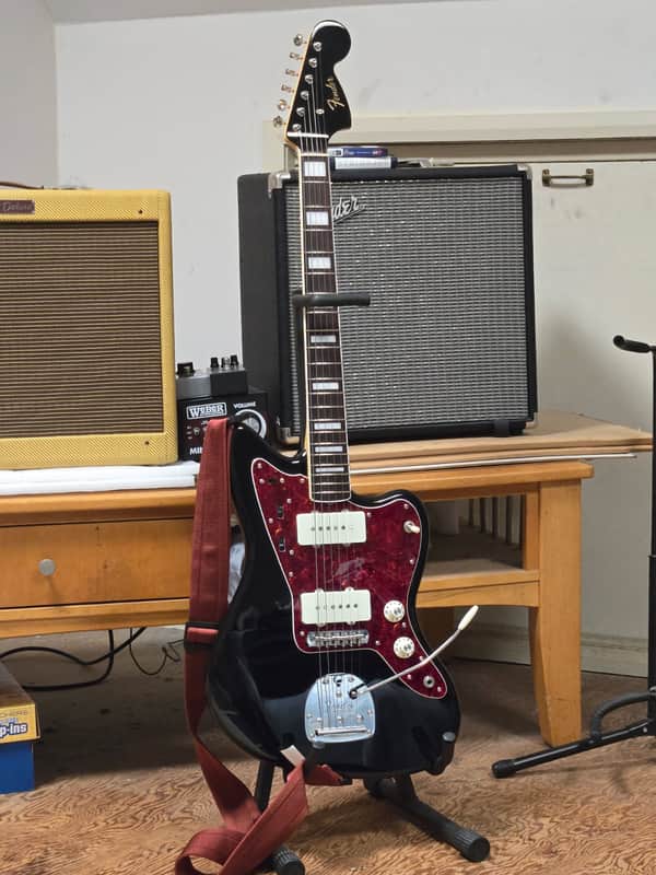 2026 Fender Japan Traditional II Late '60s Jazzmaster Black with Matching Headstock, MIJ image 1