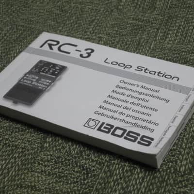 lightly handled genuine Boss Owner's Manual for RC-3 Loop Station (NO pedal / NO other items) specifically from 2012 (172 total pages cover to cover) English, German, French, Italian, Spanish, Portuguese, Dutch image 6