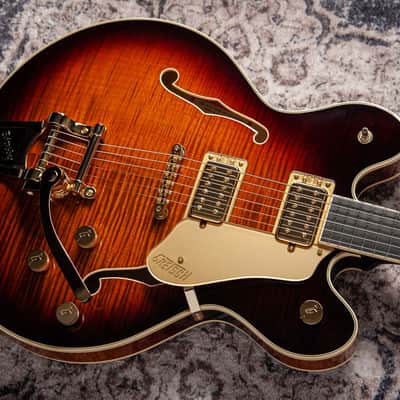 Gretsch Broadkaster® LX Figured Center Block with String-Thru Bigsby® - Havana Burst image 25