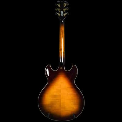 Yamaha SA2200 Semi-Hollow Electric Guitar - Brown Sunburst image 8
