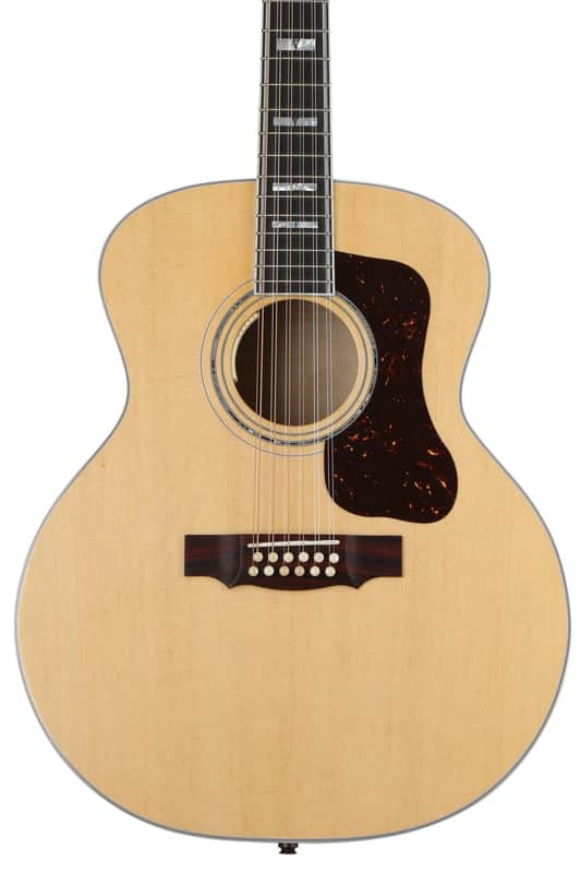 Guild F-512E Maple 12-string Acoustic-electric Guitar - Natural image 1