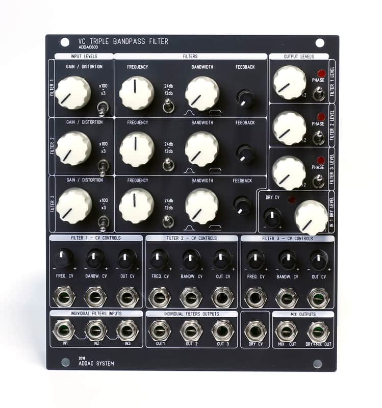 ADDAC System 603 VC Triple Bandpass Filter image 1