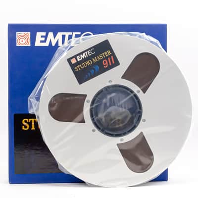 Emtec Studio Master 911 1" x 10.5" Reel to Reel Tape w/ Box NEW Unused image 1