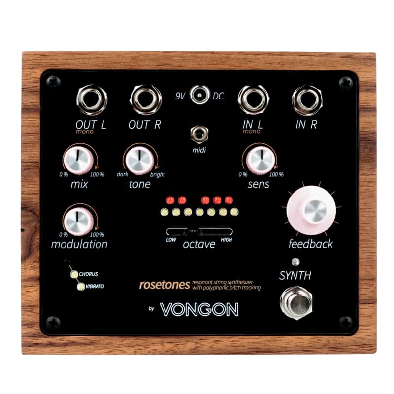 Immagine Vongon Rosetones Resonant String Synthesizer Effect Pedal - 1