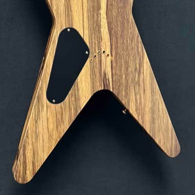 Dean Guitars - USA -ML - Custom - Black Limba Oil Finish (Korina) - Seymour Duncan Jazz & Jeff Beck / with Black Pickup Rings - Slim D Neck Profile - Reverse 6 Inline Headstock - Jumbo Jeskar Frets - Gold Hardware - w/OHSC - Call for Best Price !!! image 11