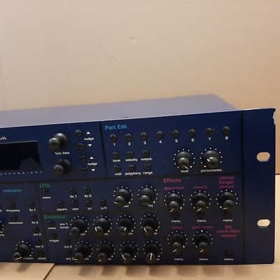 Novation Supernova Polyhpnic Rackmount Synthesizer 1998 - Blue image 3