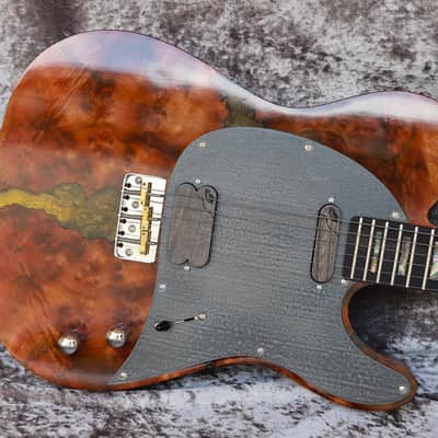 Immagine GB Liuteria Traditional Tele walnuts burl and resin - 9