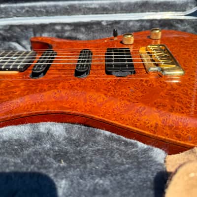Zion Classic Guitar - Heirloom Redwood Burl glossy image 4