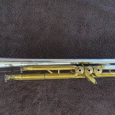 H.N. White King Silvertone Liberty #2 Trumpet 1936 - Sterling Silver and brass image 4