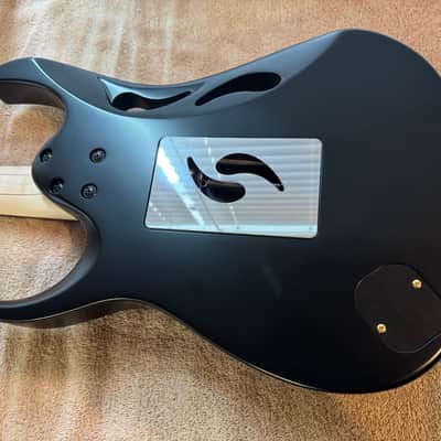 Ibanez Pia Onyx Black with matching DiMarzio Strap (2024) image 14