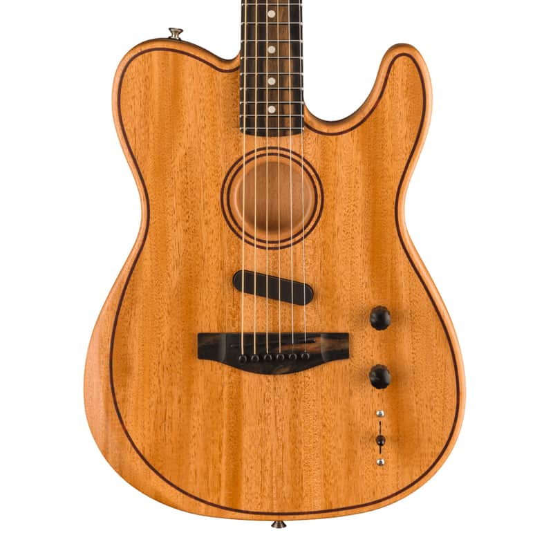 Fender American Acoustasonic Telecaster All-Mahogany | Reverb