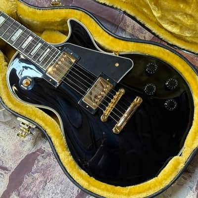 Epiphone IGC Inspired by Gibson Les Paul Custom Ebony New Unplayed Auth Dlr 8lb10oz #705 image 8