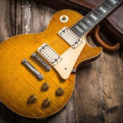 General Vintage Tone  1959 Les Paul Humbucker PAF rings Real porcelain M69 Butyrate True Vintage  Po image 7
