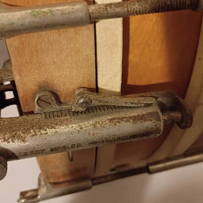 Leedy Rare early parallel strainder snare drum single tension 1910s Bild 13