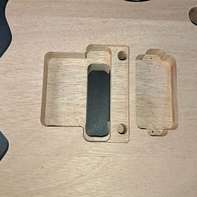 Unfinished Mahogany Hxx Jem Guitar Body - Flame, Trem Fits RG Necks J2518 image 2