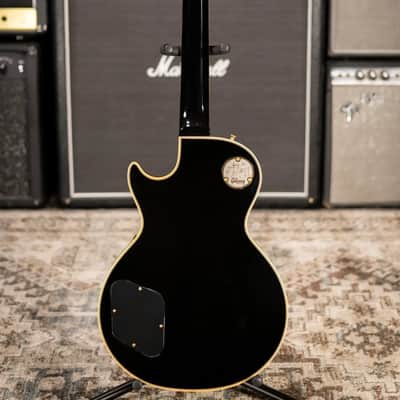 Gibson Custom Shop 1968 Les Paul Custom Reissue Electric Guitar - Ebony with Hardshell Case image 8