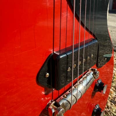 Gibson Custom Shop '57 Les Paul Junior VOS Cardinal Red Made 2 Measure image 12