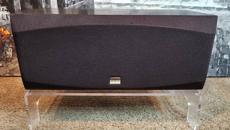 Onkyo Onkyo SKC-100  home theater center channel speaker 90s  - Black image 1