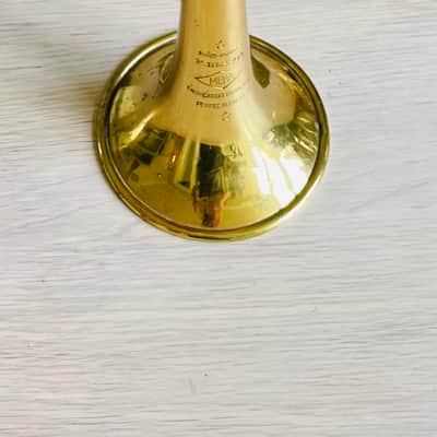 Besson Meha Perfectionée Bb Trumpet – Original Lacquer –  470 XL Bore 1948 - original gold lacquer image 5