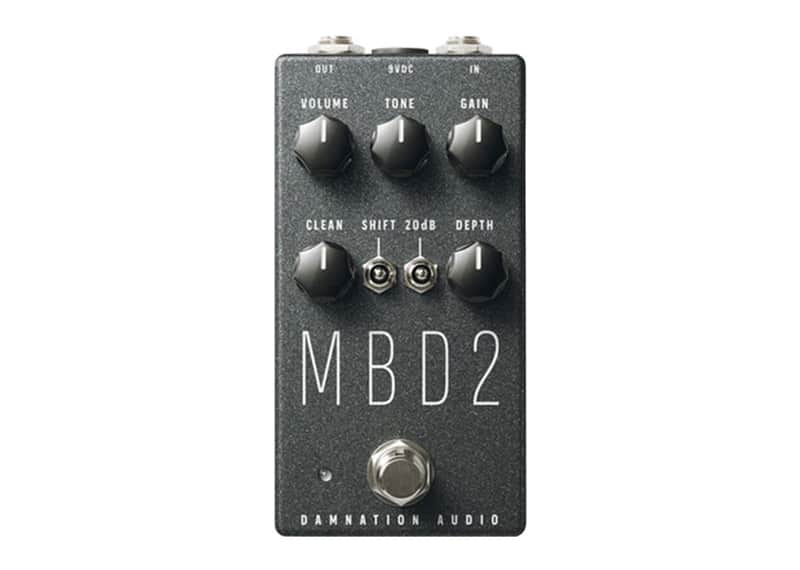 Damnation Audio MBD-2 MOFSET Bass Distortion - Silver Sparkle Finish image 1