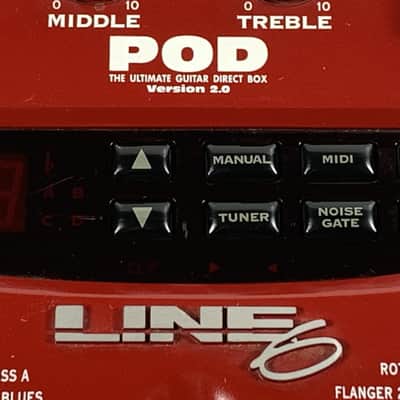 Line 6 POD 2.0 Multi-Effect and Amp Modeler 2000 - 2002 - Red　TGHM image 9
