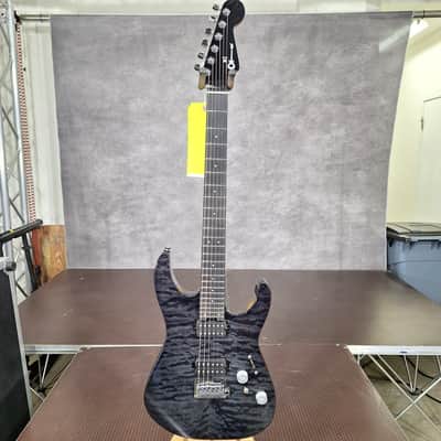 Charvel Pro-Mod Plus Dinky DK24 HH 2PT E QM 2026 - Present - Midnight Ocean 7.3 pounds image 2