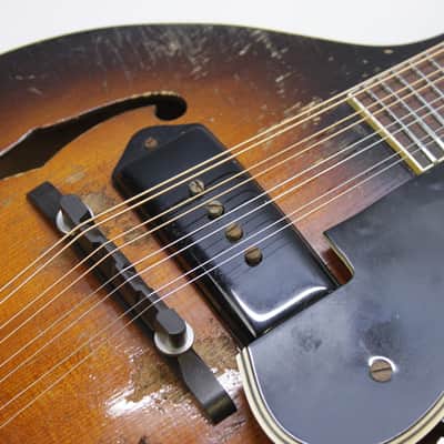 Gibson EM-150 Mandolin Late 40s to Early 50s - Sunburst **Upgrades & original P90 Pickup!!** image 7