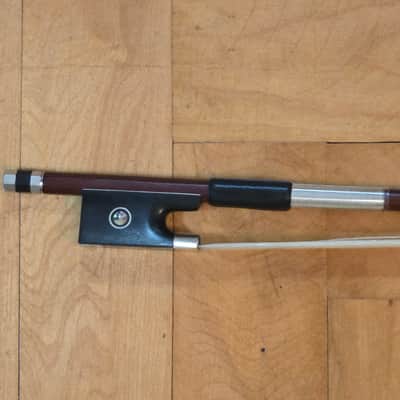 Brazilwood 4/4 Violin Bow Decorative Ornate Carved Frog/Abalone Inlay image 6
