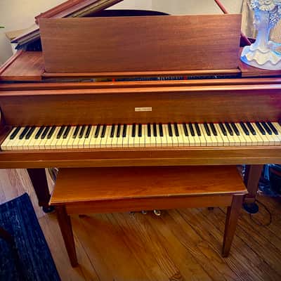 GORGEOUS J & C FISCHER Midcentury Modern Baby Grand Piano- Good condition- 1920’s-1930’s image 10