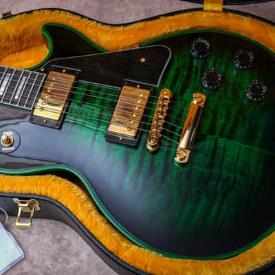 GIBSON USA Custom Shop M2M Les Paul Custom Widow "Green Widow + Ebony" (2024) image 2