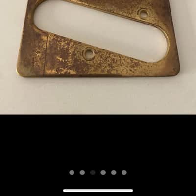 Schecter Telecaster Brass Bridge Andy Summers 1977 - Brass image 3