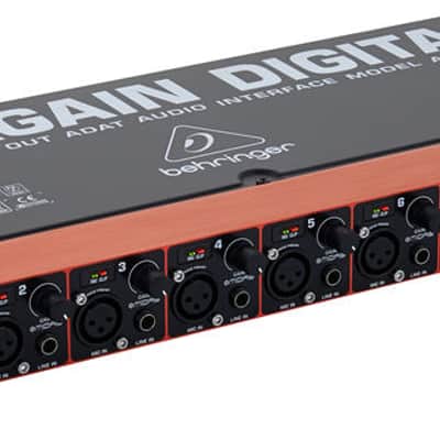 Behringer Ultragain Digital ADA8200 8-Channel Mic Preamp with AD/DA Converter image 2