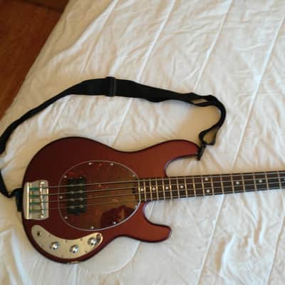 Ernie Ball Music Man SUB Bass 4 (Passive USA Stingray) Textured Cinnamon - Worldwide Shipping image 3