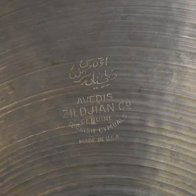 Vintage 1960s Zildjian Avedis 15" Bottom Hi Hat Cymbal - 1376g image 2