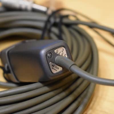 Sennheiser MD-214N Vintage Dynamic Lavalier Microphone Original Box Jack image 4