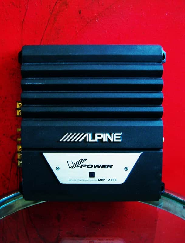 2004 Alpine MRP-M350 amplifier car audio 350 watts 1 channel | Reverb