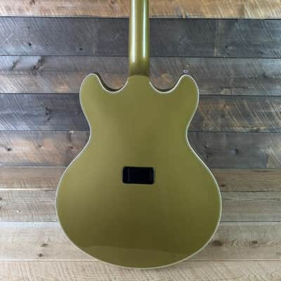 Used Schecter Corsair Bass Metallic Gold Excellent Condition image 7