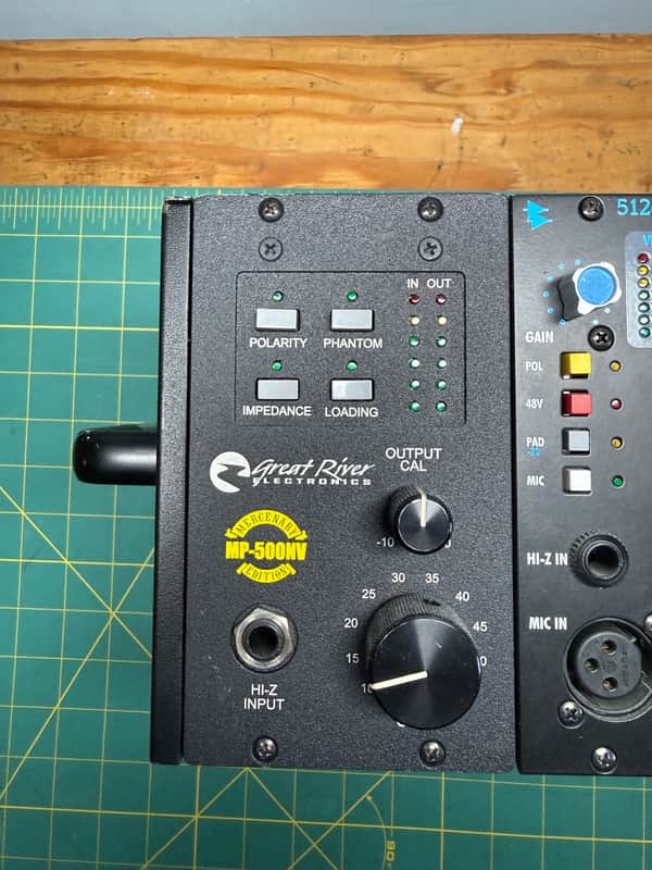 Great River Electronics MP-500NV 500 Series Mic Preamp Module 2010s Black image 1
